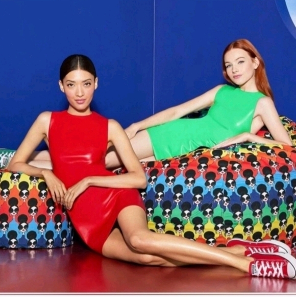 Alice+Olivia Coley faux-leather mini dress Size 0 $398 - Picture 2 of 15